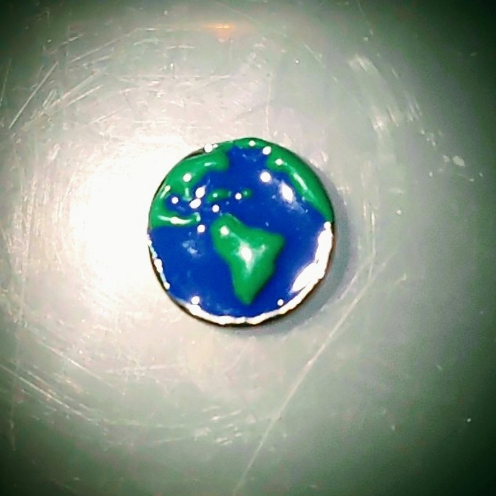 Origami Owl floating charm Planet Earth